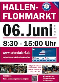 Plakat Hallenflohmarkt 06.06.2022