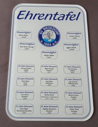 Ehrentafel - SVB -2024